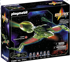 PLAYMOBIL 71089 Star Trek Klingonenschiff Bird-of-Prey (Licht & Sound) für 101,50€ (Vergleich: 199€)