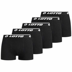 5er-Pack Lotto Retro Herren Boxershorts (Schwarz) für 16,94€ (VG: 29,90€)