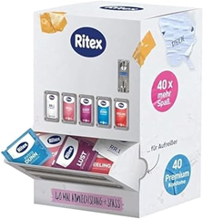 Ritex Kondomautomat Probierpaket (40 Stück, 5 Sorten, Made in Germany) für 14,00€ (Vergleich: 18,05€)