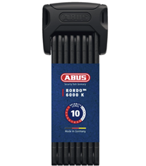 ABUS Bordo 6000K/120 Faltschloss (120 cm, Level 10, XPlus Zylinder) für 61,04€ (Vergleich: 76,95€)