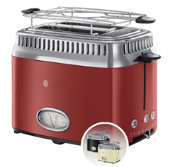 Russell Hobbs Retro 2-Scheiben Toaster (Countdown-Anzeige, Schnell-Toast) für 32,40€ (Vergleich: 39,99€)