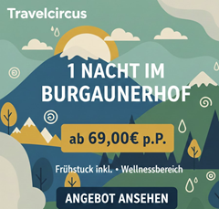 Top bewertet: 1 Nacht im Burgaunerhof im Südtiroler Martelltal ab 69€ pro Person inkl. Frühstück, Wellnesss etc.