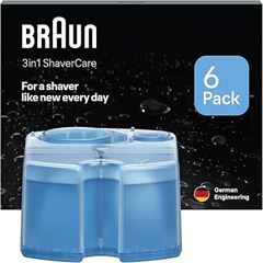 Braun 3-in-1 ShaverCare Reinigungskartuschen (6 Stück) für 22,27€ im Sparabo
