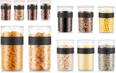 Bodum PRESSO Vorratsgläser-Set (12-teilig, bruchfest, BPA-frei) für 29,95€ (Vergleich: 58,16€)
