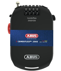 ABUS Combiflex Spezialschloss (85 cm Stahlkabel, Zahlencode, 80g) für 12,57€ (Vergleich: 17,56€)