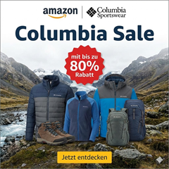 Amazon: Columbia Sale mit bis zu 80% Rabatt