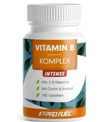 ProFuel Vitamin B Komplex (180 Tabletten, Vegan, 6-Monats-Vorrat) für 7,96€ danke Sparabo (Vergleich: 12,44€)