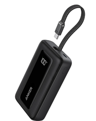Anker Zolo Powerbank (20.000mAh, 30W, integriertes USB-C Kabel) für 23,98€ (Vergleich: 27,98€)