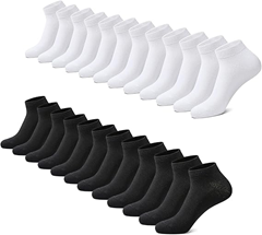 FALARY Sneaker Socken (12 Paar, Bio-Baumwolle) für 11,99€ (Vergleich: 16,99€)