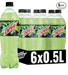 6er Pack Mountain Dew Regular (6×0,5l) für 4,54€ im Spar-Abo (Flaschenpreis: 0,76€!)