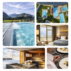 1 Nacht im 4*S TAUERN SPA Kaprun ab 124,50 € pro Person inkl. Halbpension (5 Gang Dinner), Thermenwelt, Spa usw.