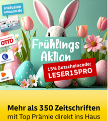 Leserservice Deutsche Post: 15% Rabatt auf alle Zeitschriften