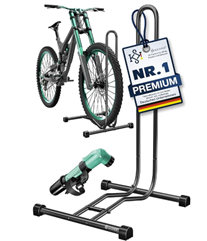 KESSER Fahrradständer freistehend inkl. Luftpumpe für 13,80€ (statt 22,80€)