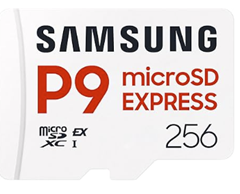 Samsung P9 Express microSD Express 256GB (800 MB/s) für 48,80€ (Vergleich: 53,98€)