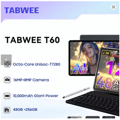 TABWEE T60 Tablet-PC Set für 141,54€ (Vergleich: 179,99€)