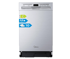 Midea MDWEU1036WSS Geschirrspüler 45cm für 369,99€