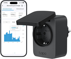 Tapo P410M WLAN Outdoor Steckdose mit Stromzähler für 21,16€ (Vergleich: 24,85€)