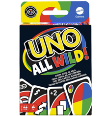 Mattel Games UNO All Wild Kartenspiel (jede Karte ein Joker) für 5,23€ (Vergleich: 8,23€)