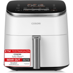 Cosori TurboBlaze 6L XXL Heißluftfritteuse (9-in-1, DC-Motor, leise) für 109,99€ (Vergleich: 139,99€)
