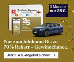 [Top] 3 Monate Frankfurter Allgemeinen Sonntagszeitung für nur 25€ – 70% Rabatt