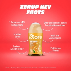 Amazon: MORE Zerup Deals – Diverse Sorten ab 4,20€ für 8 Liter Getränk (Vergleich: 5,99€)