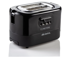 Ariete 159 Toastime 2-Scheiben-Toaster (Edelstahl, 9 Stufen) für 20,80€ (Vergleich: 32,18€)