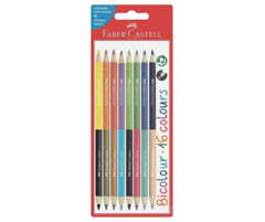 Faber-Castell Bicolor Buntstifte (8er Set / 16 Farben) für nur 2,40€ im Sparabo
