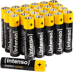 24er Box Intenso Energy Ultra AAA Micro Batterien für 3,86€ (Vergleich: 6,99€)