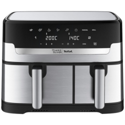 TEFAL Jamie Oliver by Tefal EY90JD Dual Easy Fry & Grill Heißluftfritteuse für 99,00€ (Vergleich: 121,69€)