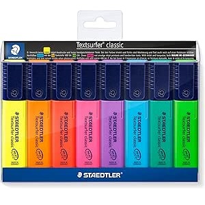 8er Pack STAEDTLER Textmarker Textsurfer Classic für 4,51€ (Vergleich: 8,61€)