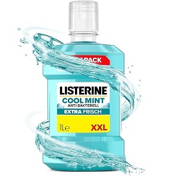 LISTERINE Cool Mint Mundwasser (1000 ml) für 3,92€ (Vergleich: 6,45€)