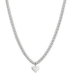 LIEBESKIND BERLIN Edelstahl-Halskette mit Herzanhänger (45cm) für 30,78€ (Vergleich: 54,99€)