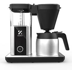 ZACHVO Filterkaffeemaschine (1,25 L, mit Edelstahl-Thermokanne) für 71,49€