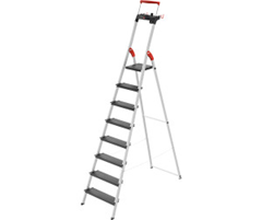 Hailo L100 Topline Alu-Sicherheitsleiter (8 XXL-Stufen, 3,72m Arbeitshöhe) für 154,95€ (Vergleich: 179€)