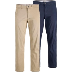JACK & JONES Male Chino Hose 2er-Pack (Relaxed Fit) für 23,84€ dank Coupon (Vergleich: 36,98€)