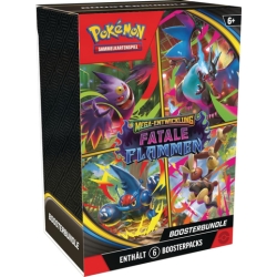 Pokémon TCG: Boosterbundle Mega-Entwicklung – Fatale Flammen (6 Booster) für 29,94€ (Vergleich: 58,50€)