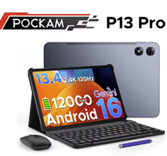 POCKAM P13 Pro 2-in-1 Tablet-PC für 171,08€ (VG 195,99€)