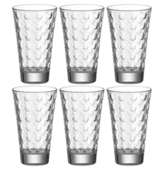 6er-Set LEONARDO HOME Trinkglas Optic für 8,99€ (Vergleich: 14,99€)