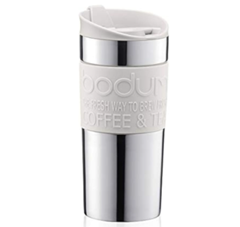 Bodum Travel Mug Thermobecher (0,35l, Edelstahl, spülmaschinenfest) für 9,95€ (Vergleich: 14,94€)