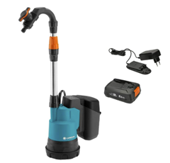 Gardena Akku-Regenfasspumpe 2000/2 18V P4A (Ready-To-Use Set inkl. Akku & Lader) für 83,46€ (Vergleich: 97,80€)