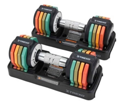 XTREXO verstellbare Kurzhantel-Set (2x 5 kg) für 82,88€ (Vergleich: 109,99€)