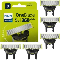 Philips OneBlade 360-Ersatzklingen (5er-Pack, QP450/50) für 39,99€ (Vergleich: 57,99€)
