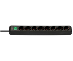 Brennenstuhl Eco-Line 8-fach Steckdosenleiste (3m Kabel, Kindersicherung, Schalter) für 9,99€ (Vergleich: 12,63€)