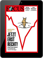 „FOCUS“ E-Paper Jahresabo für 10,00€ anstatt 233,48€