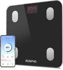 RENPHO Smart-Personenwaage (13 Messwerte, Bluetooth App, 180kg) für 13,66€ (Vergleich: 19,99€)