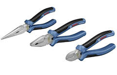 Bosch Professional 3-tlg. Zangen-Set (Kombizange, Spitzzange, Seitenschneider) für 34,99€ (Vergleich: 38,98€)