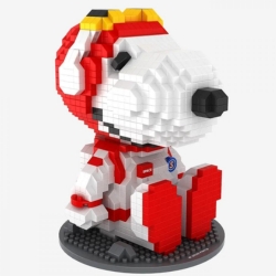 BlueBrixx Pro Astronaut Snoopy sitzend (1004 Diamond Blocks) für 9,00€ (statt 15,95€)