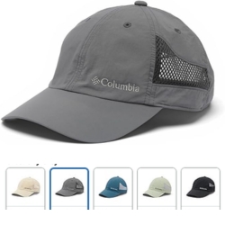 Columbia Tech Shade II Hat Unisex-Kappe (UPF 50, verstellbar) in diversen Farben für 15,99€ (Vergleich: 23,85€)