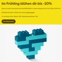 eBay: 10% – 20% Rabatt auf verschiedenste Kategorien