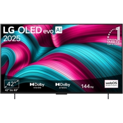 LG OLED42C5ELB 4K evo AI TV (2025, 144Hz, a9 Gen8) für 599,00€ (Vergleich: 718€)